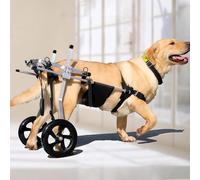 Adjustable Dog Wheelchair - Lightweight Mobility Support Cart for Disabled Dogs Back Leg Walking Aid Enhance Pet Mobility & Stability Perfect for Active Life