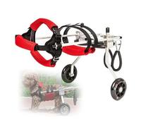 Adjustable Dog Wheelchair Lightweight Pet Trolley for Disabled Dogs Rolling Pet Scooter Mobility Aid for Senior Dogs with Arthritis (XS)