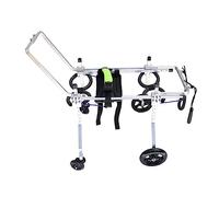 Adjustable Dog Wheelchair, Lightweight Rear Support Cart for Puppies, Enhances Mobility for Disabled Pets, Ideal for Canine Rehabilitation and Rear Leg Support.