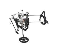 Adjustable Dog Wheelchair - Mobility Aid for Disabled Pets | Supports Paralysis Hip Dysplasia IVDD | Lightweight Aluminum Dog Cart for Small to XXL Bs