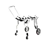 Adjustable Dog Wheelchair with 4 Wheels - Full Support Mobility Aid for Small Medium & Large Dogs - Enhanced Comfort & Extra Hand Pull for Improved Mobility