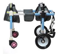 Adjustable Dog Wheelchair with 4 Wheels Support for Hips & Legs Lightweight Pet Mobility Aid for Large Dogs and Puppies with Limb Disabilities