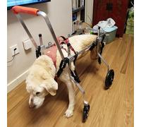 Adjustable Dog WheelchairSupport for Disabled Injured or Limping sFront and Rear Leg AssistanceIdeal for Mobility and Rehabilitation