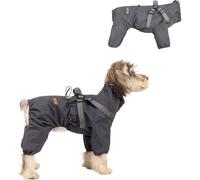 Adjustable Dog Windbreaker Jacket Rain Poncho for The Rain and Snow - Waterproof Four Leg Dog Raincoat with Reflective Strip for Outdoor Walking Hiking Camping (3XL,#2)