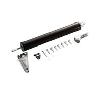 Adjustable Door Closer, 4pcs Soft Closing Automatic Door Closer 35KG Pneumatic Adjustable Speed Positioning Door Stop Protective Door Holder Hardware Mounted Adjustable(Coffee)