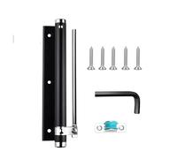 Adjustable Door Closer Aluminum Alloy Automatic Spring Soft Close Fire-Proof Heavy Duty Hardware Suitable for Interior Doors(White)
