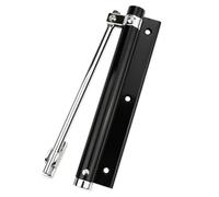 Adjustable Door Closer Fir Single Action Hardware 1pc Mounting Kit 180x165x5mm Ideal for Commercial & Residential Use & Reliable Door Control (DVPEN01-SL)