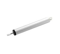 Adjustable Door Closer, Pneumatic Adjustable Speed Door Closer with Soft Closing Function Positioning Door Stop, Protective Door Stop Hardware Mounted Adjustable(Silver)
