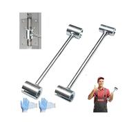 Adjustable Door Hinge Adjustment Tool Set - 2-Piece Gap Wrench with Gloves for Easy Alignment Perfect for Doors Cabinets and Furniture Adjustments