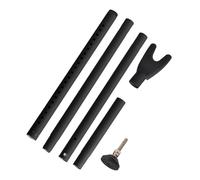 Adjustable Door Security Bar, Heavy-Duty Reinforced Lock Rod, Adorable Compact Extra Entryway Protection, Travel and Home Protectors Tool for Apartment Or Hotel Room