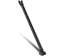 Adjustable Door Security Bar, HOMGEN Stopper Jammer High Telescopic Locking Pole, Home Non Slip Stops Window Bar for French Doors Sliding Patio Lock, Black