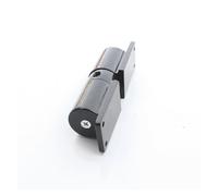 Adjustable Door Spring Closer Door Stopper Door Closer with Screws Zinc Alloy for Doors Gates Left Right Swing Black White(Black)