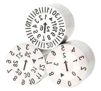 Adjustable Double Date Code Stamp， Adjustable Double Date Code Stamp Plastic Injection Multi Size Stainless Steel 2 Or 5 Pack(2pcs 6x10mm)