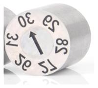 Adjustable Double Date Code Stamp， Adjustable Injection Calendar Date Stamp SUS420 Marked Pins Extended Inserts Multiple Sizes 2/5 Pack(Year Stamp,5 pcs 12x25)