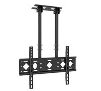 Adjustable Double Pole TV Bracket,Ceiling TV Mount Bracket For 40-85 Inch LED Flat Panel Display, Mounting On Ceilings, Maximum VESA 600x400mm