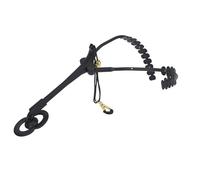 Adjustable Double Shoulder Saxophone Neck Strap Metal Snap Hook for Saxophone Flute