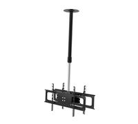 Adjustable Double-Sided TV Mount Bracket - Tilt & Rotatable Ceiling TV Stand for 32-70 Inch TVs - Height Adjustable Easy Installation Secure & Sturdy Design