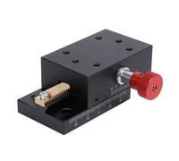 Adjustable Dovetail Slide Precision Linear Stage 40mm Travel Rack & Pinion X-Axis Manual Fine Adjustment Platform for CNC Machining Applications