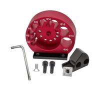 Adjustable Dowel Jig Kit with - Holes, Aluminium Alloy Woodworking Tool - Precision Angled Drill Guide, Cutter for Wood Joinery and Hole Making