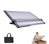 Adjustable Drafting Board with Stainless Steel Strips - Portable Ding Table for Artists & Designers, Tilt for t, Precis & Enhanced Productivi