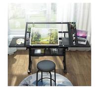 Adjustable Drafting Table - Height & Angle Adjustable Art Desk for Sketching, Ding & Design - Perfect for Artists, ts & Home Office - Modern Sk Fur