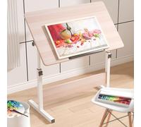 Adjustable Drafting Table with Height & Angle Control Versatile Art Desk & Ding Table Easel for Artists & Designers Ideal Home Office Cuter Desk (Size: 19.6x31.4in Color: A)