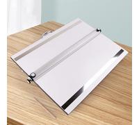 Adjustable Drafting Table with Ruler & Magnetic Card Strip - 60x45cm Worpace for ts & Designers Ideal for Precis Ding & urements