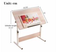 Adjustable Drafting Table with Tilting Top - Height Adjustable Art Desk for Drawing Crafting and Writing - Perfect for Artists and Designers