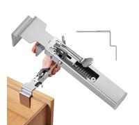 Adjustable Drawer Fixing Clamp - 0.2cm Stainless Steel Detachable Clamp With Replaceable Clips | Carpentry Tool For Quick Installation On Drawer Front | Pinc