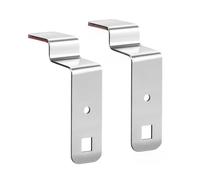 Adjustable Drawer Fixing Clamp for Cabinet Drawer Front Panels Installation, 115mm Stainless Steel with Plastic Parts, 2-Pack Clips Set