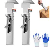 Adjustable Drawer Fixing Clamp, Universal Cabinet Installation Clamps, Drawer Front Installation Clamps, Ideal for Furniture Assembly and Repair, Adjustable Width (2PCS)