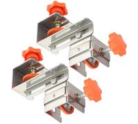 Adjustable Drawer Front Clamps for 10-30mm Thick Panels Stainless Steel Fixing Clip for Home Front Installation Clamps