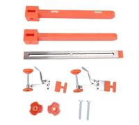 Adjustable Drawer Slide Installation Jig Kit - Stainless Steel, 0-4cm Clamping Range, Universal for Cabinet & Drawer Installation, Perfect for Wood, MDF, Plywood