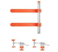 Adjustable Drawer Slide Jig With Toggle Clamp Magnetic Arm & | Precision Cabinet Drawer Jig Tool With Laser-Engraved Dual-Scale Mark For Mounting Drawer Slide, Providing Easy Installation