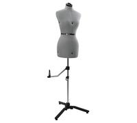Adjustable Dress Form Female Height Adjustable Velvet Tailor Mannequin vidaXL
