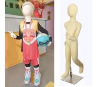 Adjustable Dress Forms For Sewing Kids 14 13 12 10 8 7 6 5 4 3 2 1 Year Old, Retail Stores Flexible Soft Pinnable Dummy Mannequin, Floor-Standing Child Manikin Body,Slant Insert Base,11 year old