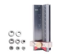 Adjustable Drill Angle Guide with Depth and Height Control for Precision Cutting