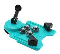 Adjustable Drill Bit - Diamond Hole-Locator - Glass Tile Diamond Hole-Cutter Saw Guide - Openings Centering Locator Holder - W/Vacuum Base Sucker