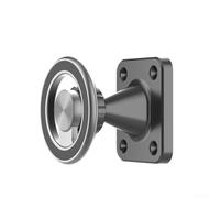 Adjustable Drilled Base Magnetic Wall Mount for Tablets and Phones with 360 Degree Rotation, Providing Flexible Viewing Angles and Secure Hold