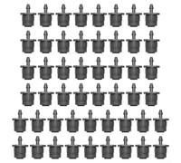 Adjustable Drip Emitters 50 Pcs, 360 Degree Sprayer for Plants, 0-23 GPH Flow Control Irrigation Drippers for Garden, Flower Beds, Vegetables, Greenhouse