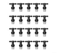 Adjustable Dripper Sprinklers 20/50 Pack, 4-7mm Misting Nozzle for Drip Irrigation System, Water Saving Garden Spray Head for Greenhouse Lawn Agriculture Cooling(20pcs)