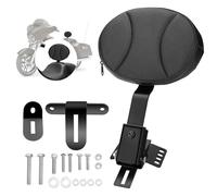 Adjustable Driver Backrest for 1997-2024 Touring, Motorcycle Rider Back Rest Pad Plug-In Seat Backrest Kit Compatible for Harley Davidson CVO Street/Road/Electra Glide Road King Ultra Limited