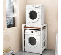 Adjustable Drum Washing Machine Storage Rack for Laundry Room and Bathroom Space Saving Over Washing Machine Shelf Unit for Kitchen and Balcony 3 Height Options (90/95/100cm)