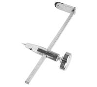 Adjustable Dry Drill Circle Cutter Steel Shaft Plasterboard Saw, 406mm Accuracy Hole Drilling, Circular Scribing Tools for Plasterboard,Wood