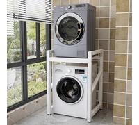 Adjustable Dryer Dishwasher Sto Shelf Over Washing Machine niser Rack for Small Kitchen & Bathroom White Sto Solut for Drum Washing Machines