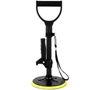 Adjustable Dual Handle Standing Aid for Elderly, Thickened Aluminum Alloy Support Bar with Suction Cup Base for Stability, 24in Black Grab Assist Device, Portable Mobility Tool for Rising
