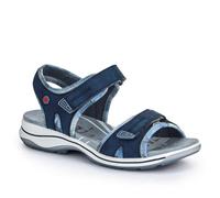 Adjustable Dual Touch Fastening Sandals - Navy Size 4