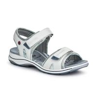 Adjustable Dual Touch Fastening Sandals - Off White Size 6