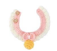 Adjustable Duck Collar for Christmas/Birthday/Autumn Festival | Wool Pet Neckerchief for Ducks/Geese/Chickens | Decorative Clothing Accessory with Cute Design (M)