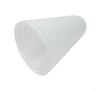Adjustable Ducting Reducer with Clamp and Tape(80-200) | Cuttable design, fits 160-80mm, includes clamp, aluminum tape, easy trim